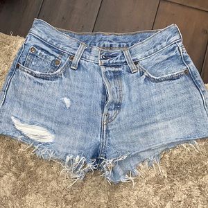 Denim Levi Shorts